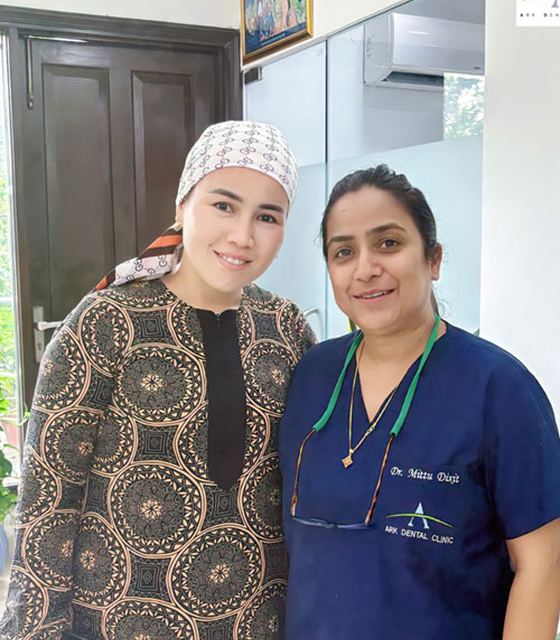 With Dr. Mittu Dixit at Ark Dental Global, Greater Kailash 1