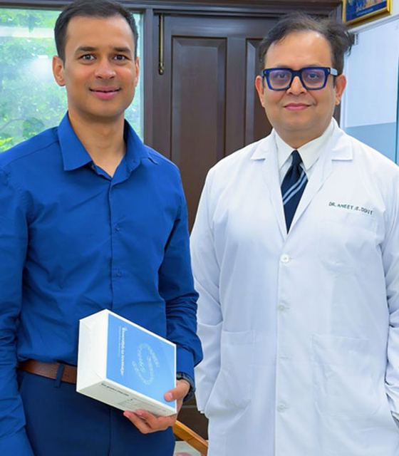 With Dr. Ameet S. Dixit at Ark Dental Global, Greater Kailash 1