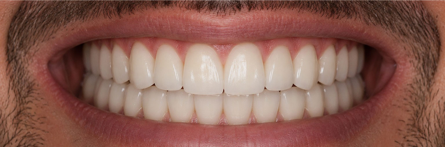 After — All-on-4 dental implants restoring full smile